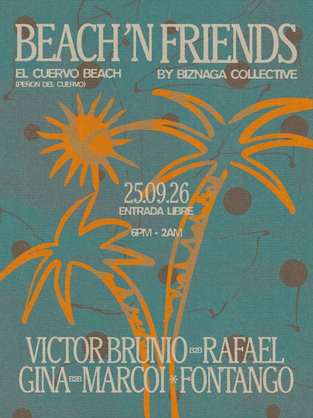 Free Beach Party - Biznaga Collective