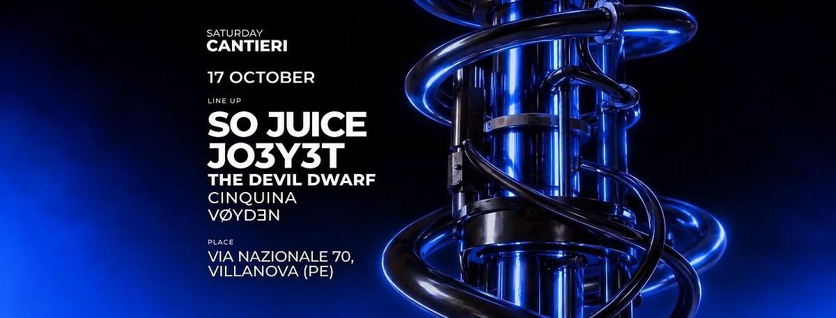 ///SABATO 17 OTTOBRE/// CANTIERI DISCO Hard Techno Winter Season Opening