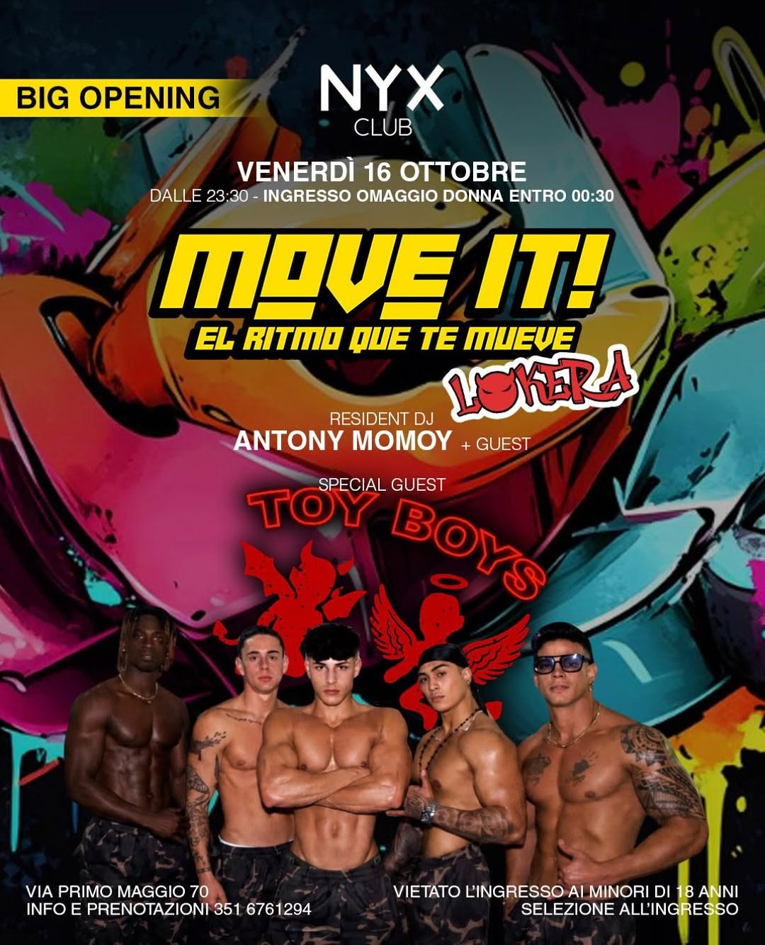 IL VENERDÌ DEL NYX CLUB È TORNATO!