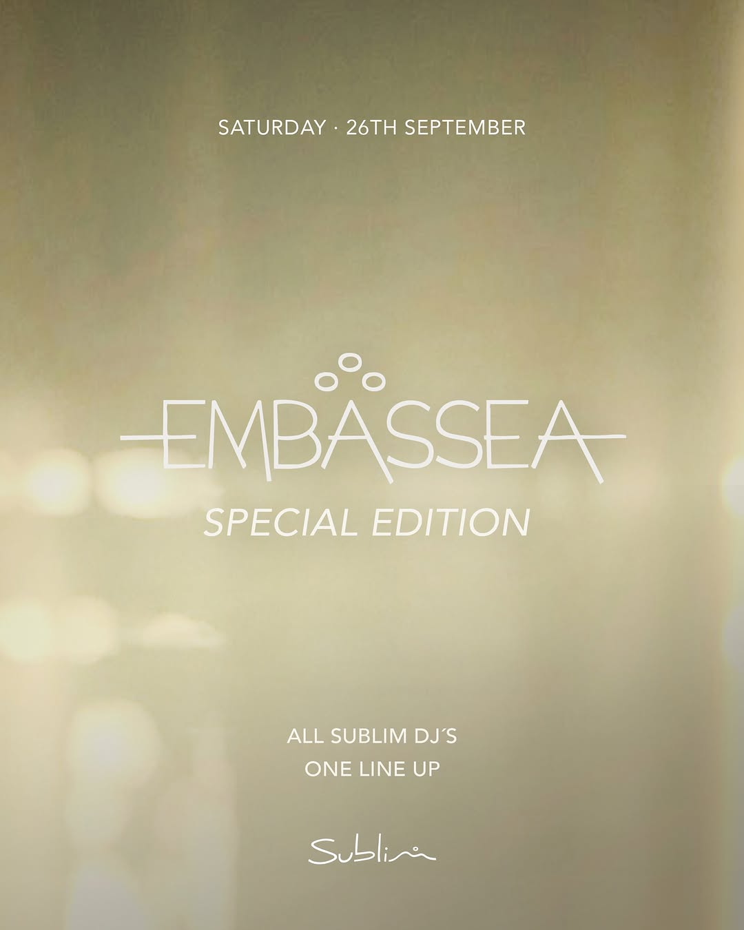 SPECIAL EDITION at SUBLIM