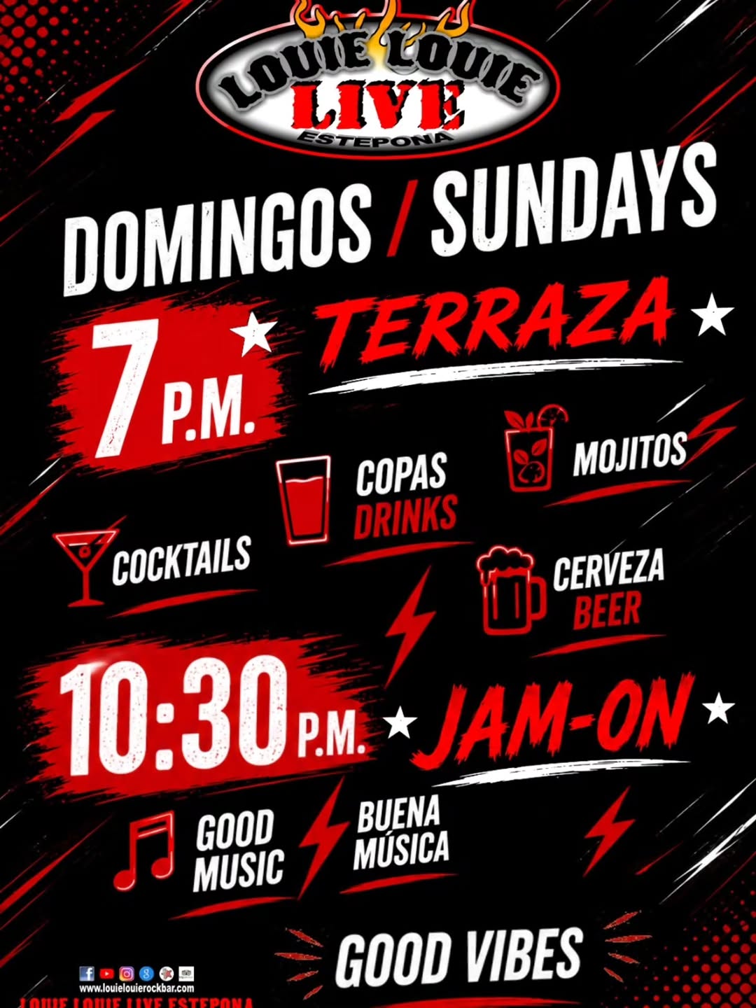Planazo para los domingos en Louie Louie Live