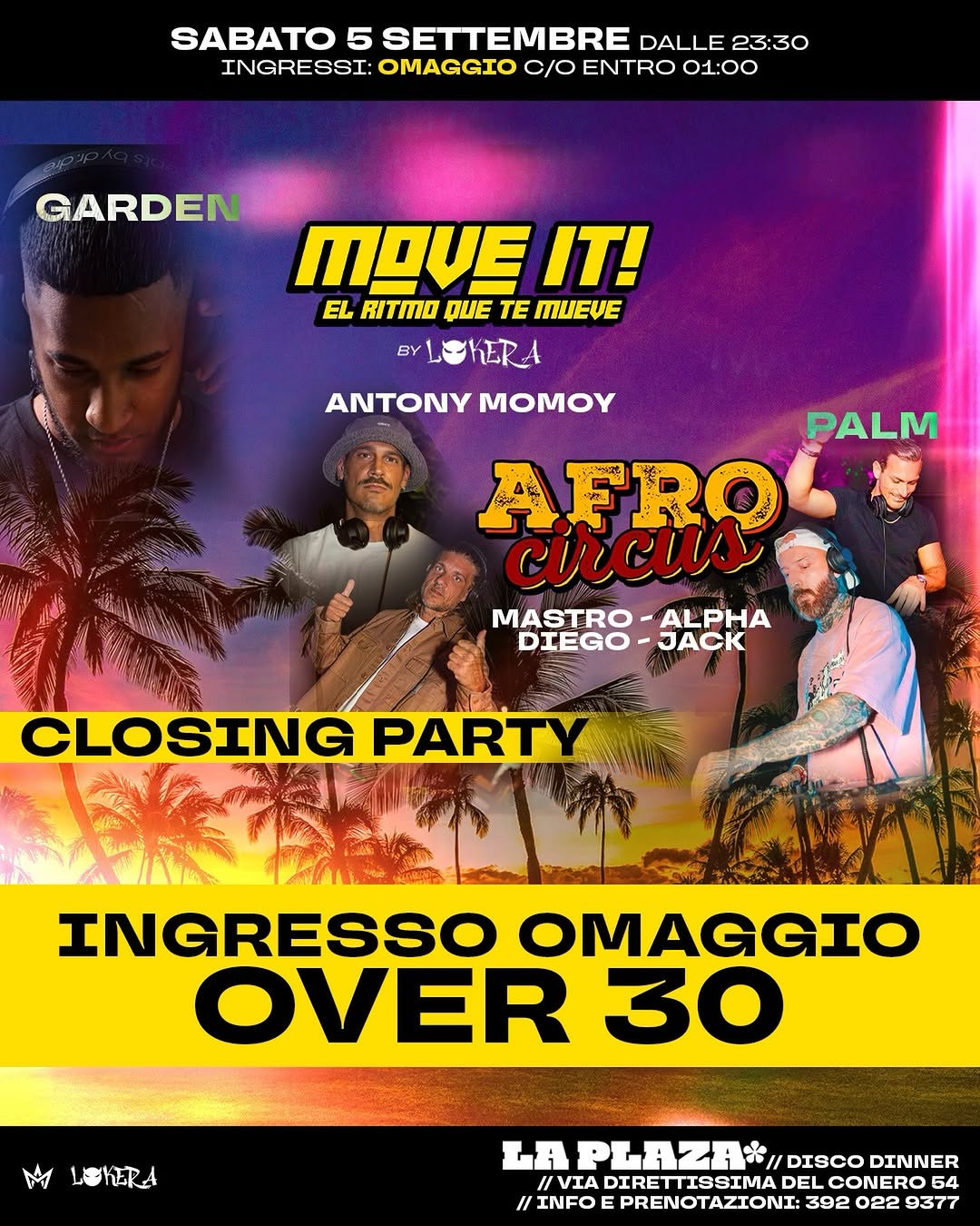 CLOSING PARTY — LA PLAZA
