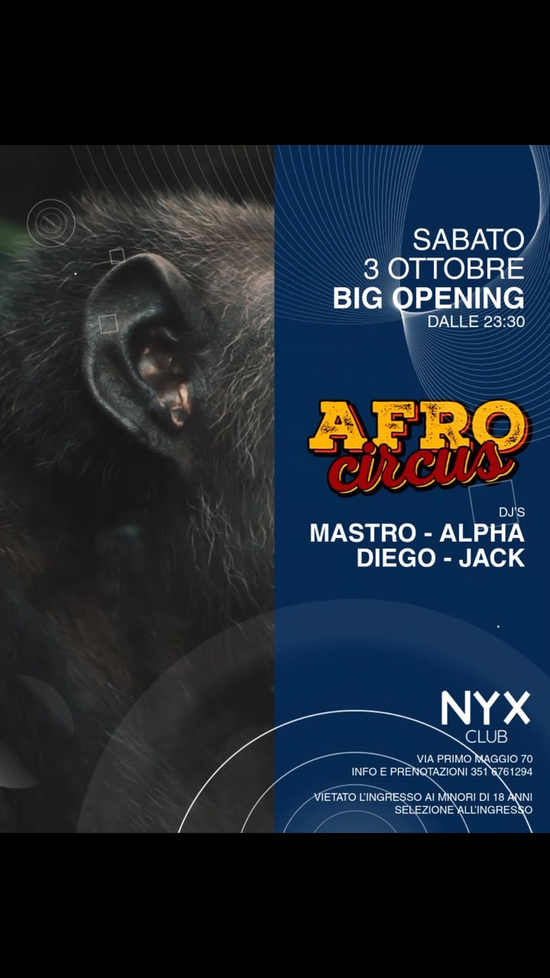BIG OPENING — AFROCIRCUS