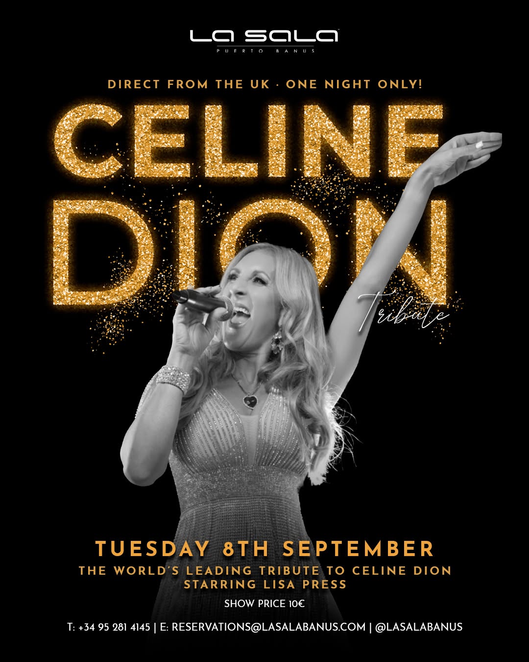 ONE NIGHT ONLY!