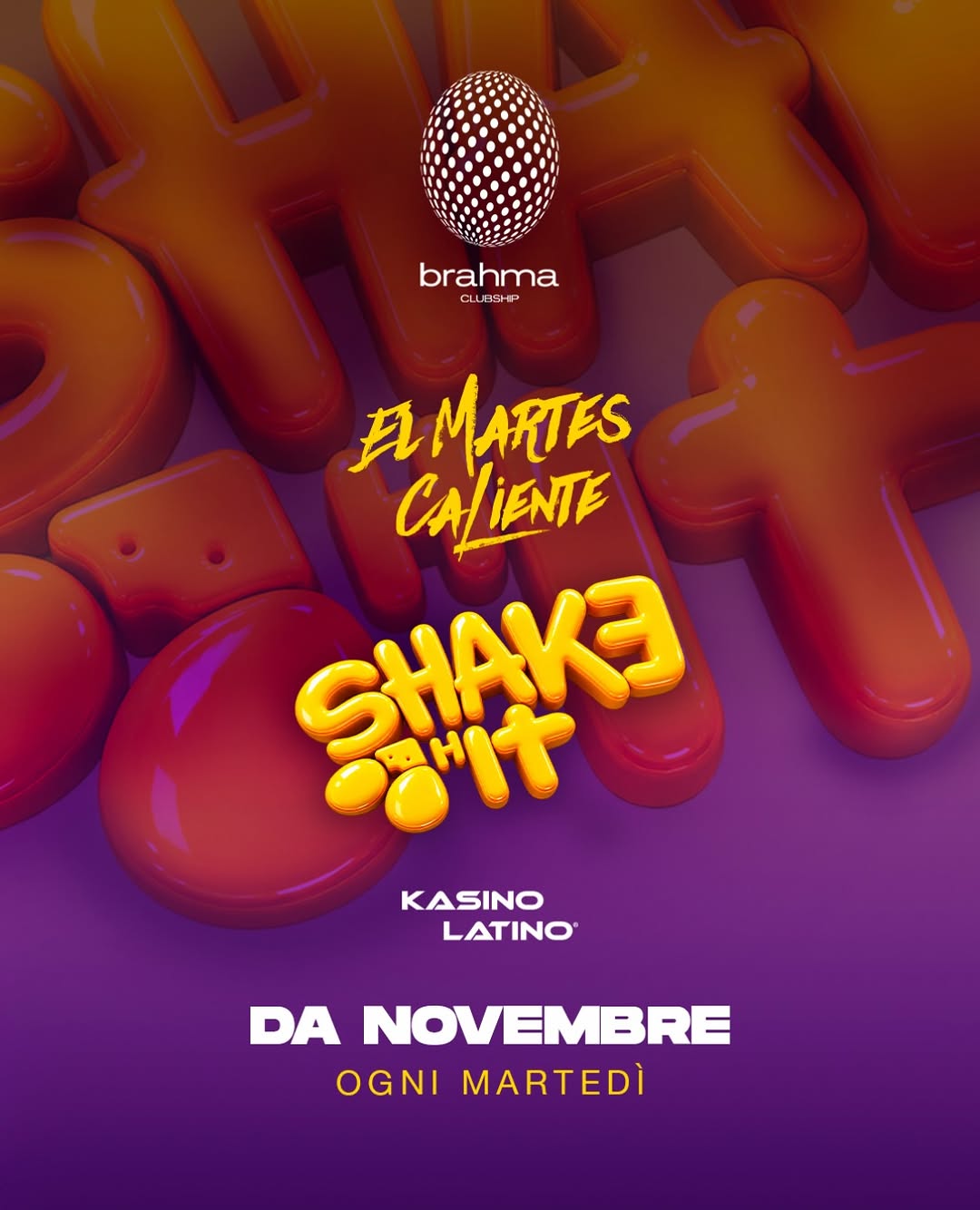 EL MARTES CALIENTE arriva al BRAHMA.
