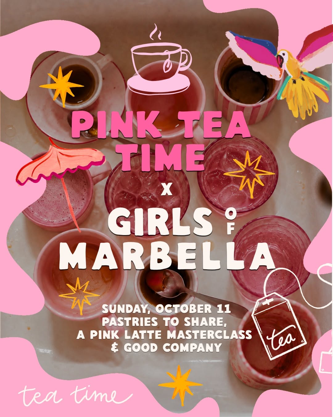 pinkies up, marbella!